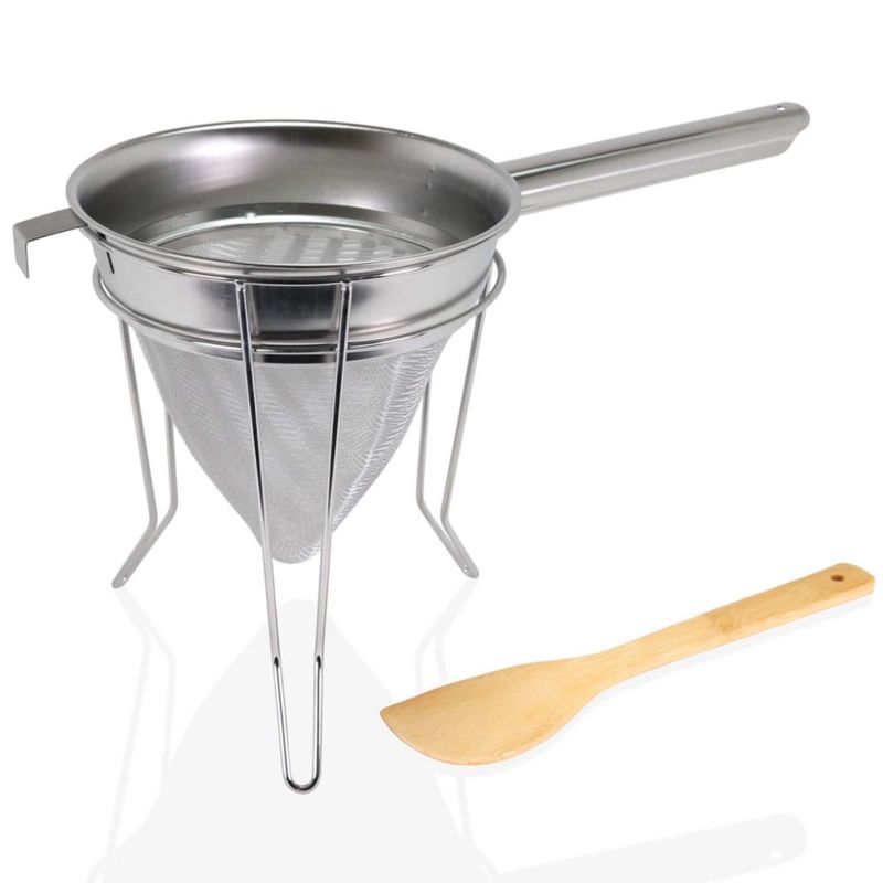 Colador de alimentos Anchy 20 cm acero inoxidable set de 3 piezas