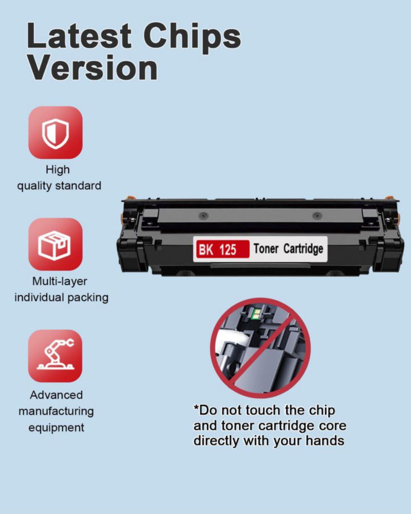 Tóner PTONPR 125 negro de alta capacidad - Pack de 2