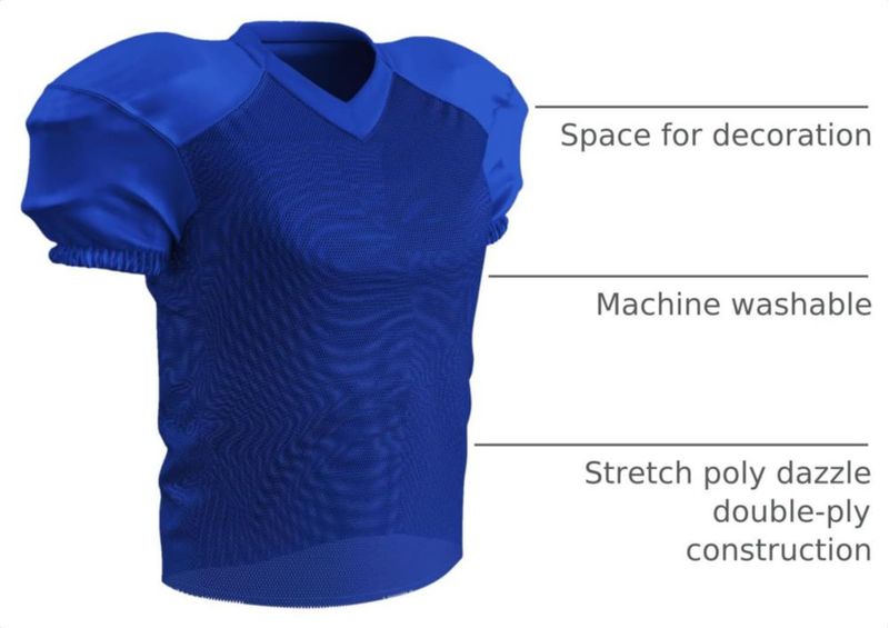 CAMISETA CHAMPRO Time Out Royal para Adultos - Talla Mediana