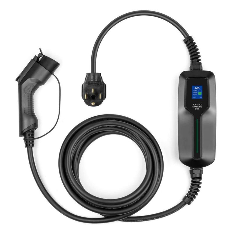 Cargador EV LEFANEV 32 A Nivel 2 76 kW cable de 6 m (20 ft) 220 V