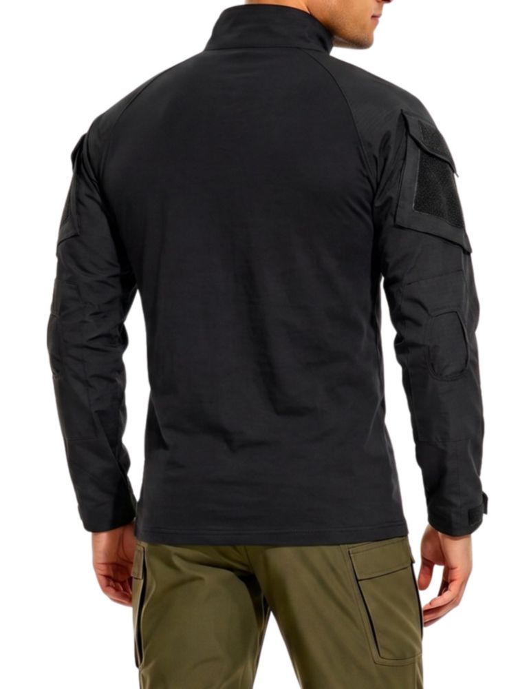Camisa de Combate TACVASEN 1/4 de Cremallera para Airsoft y Senderismo