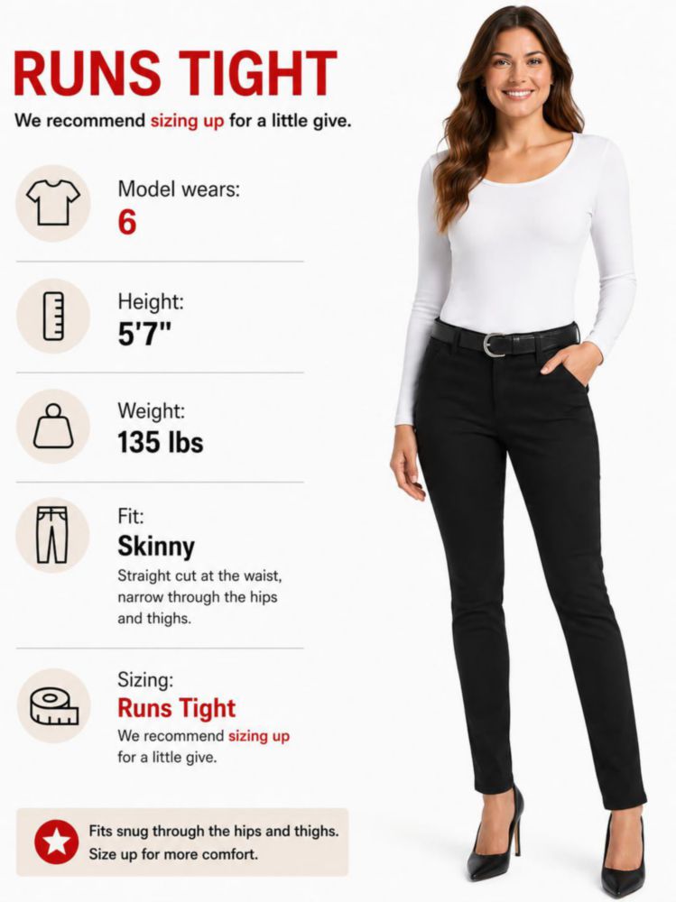 Pantalones Dickies para mujer Flex Twill de corte recto