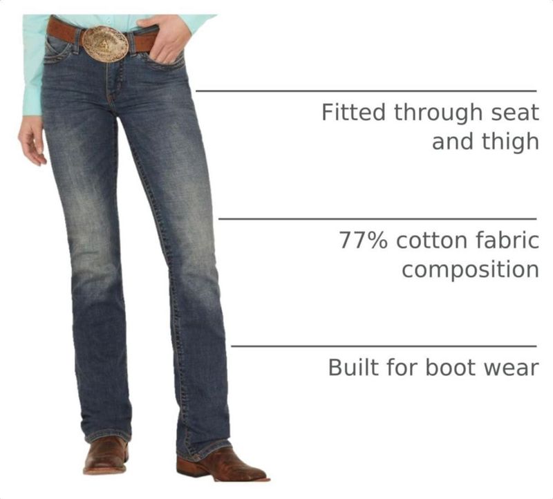 JEANS Wrangler Willow Corte Boot 13-34 Rebecca