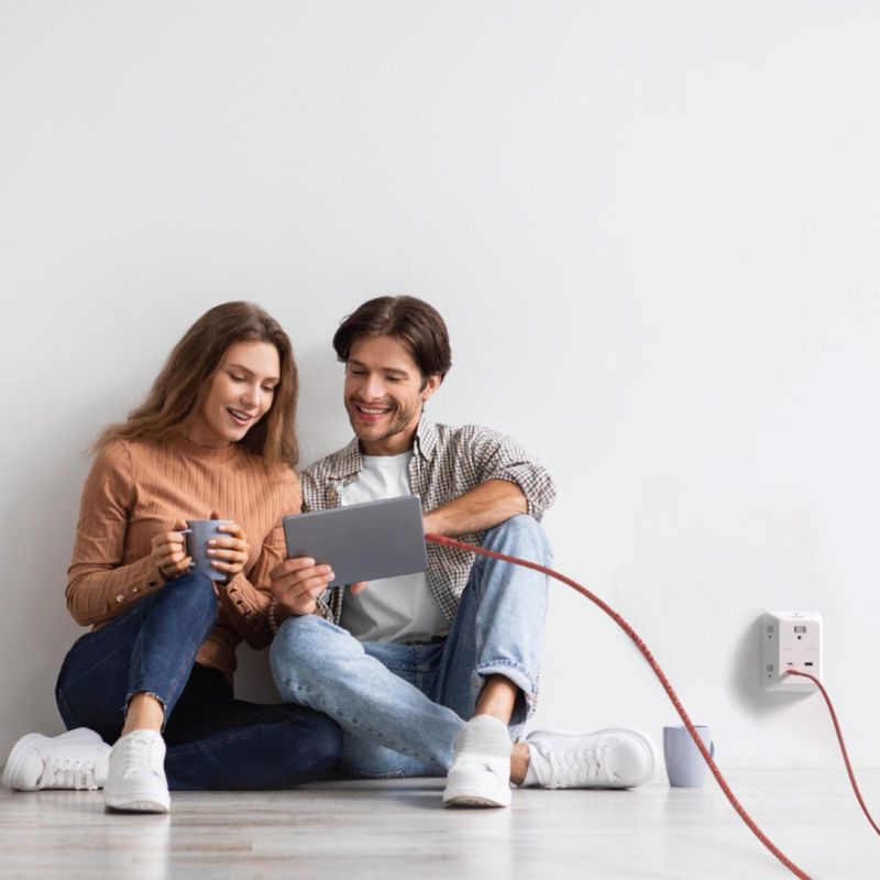 Regleta Travel Depot de 5 tomas USB‑C 32 W blanca