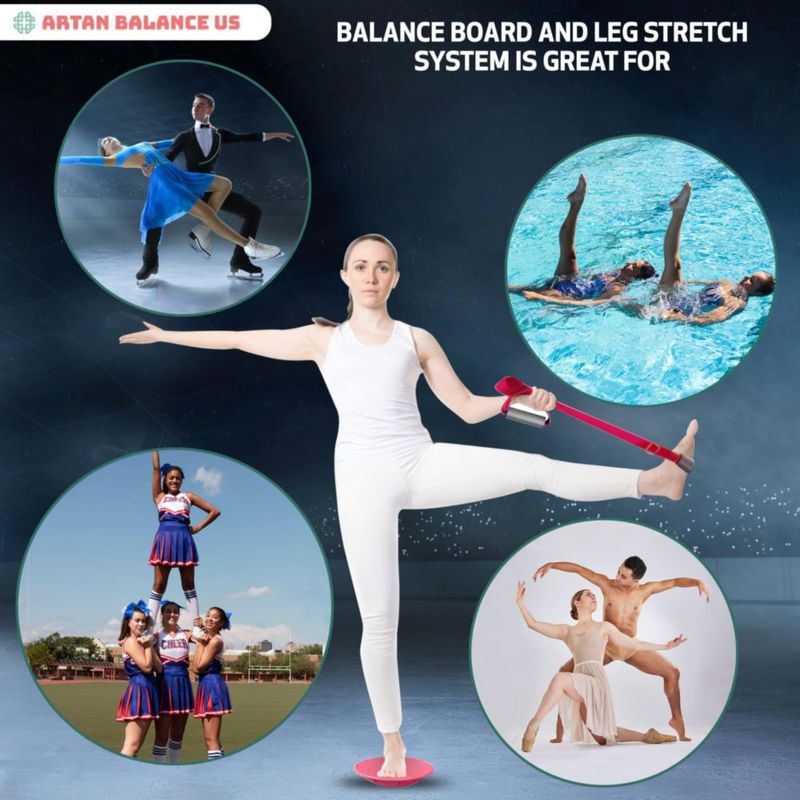 Tabla de Equilibrio Artan Balance 21 cm + Correa de Estiramiento