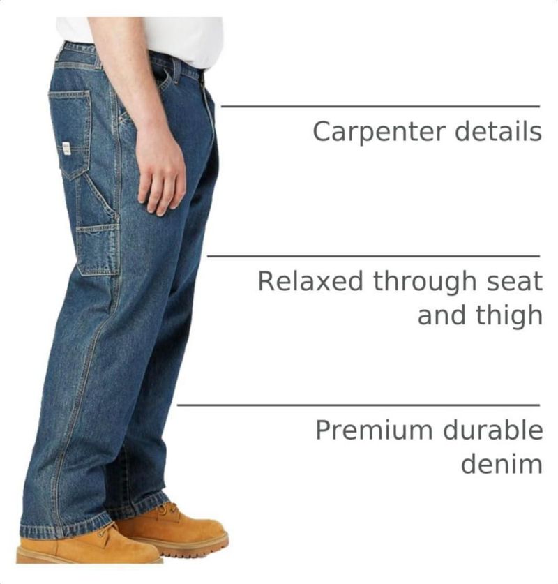 Jeans tipo carpintero Levi Strauss Signature Gold – Pierna 46 cm Muslo 265 cm