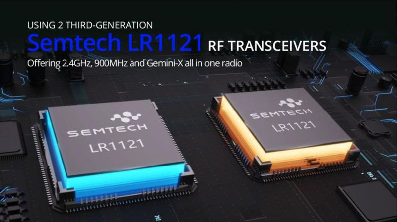Controlador de radio RADIOMASTER GX12 de banda dual ELRS