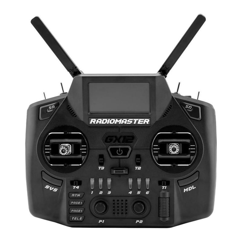 Controlador de radio RADIOMASTER GX12 de banda dual ELRS