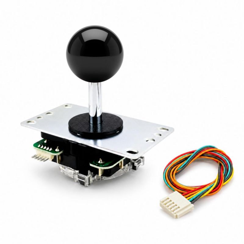 Joystick Arcade SANWA JLX2-TP-8YT Negro 4/8 Vías