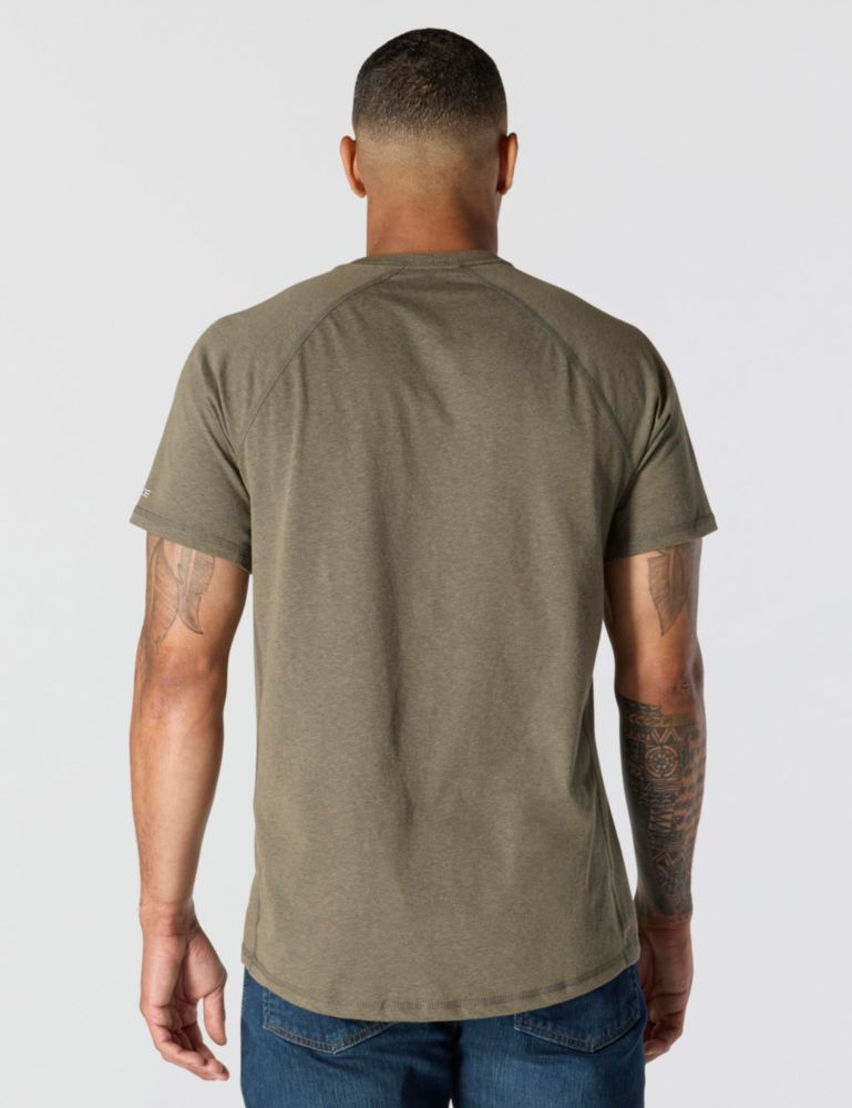 CAMISETA Carhartt Force Corte Relajado Talla S Basil Heather