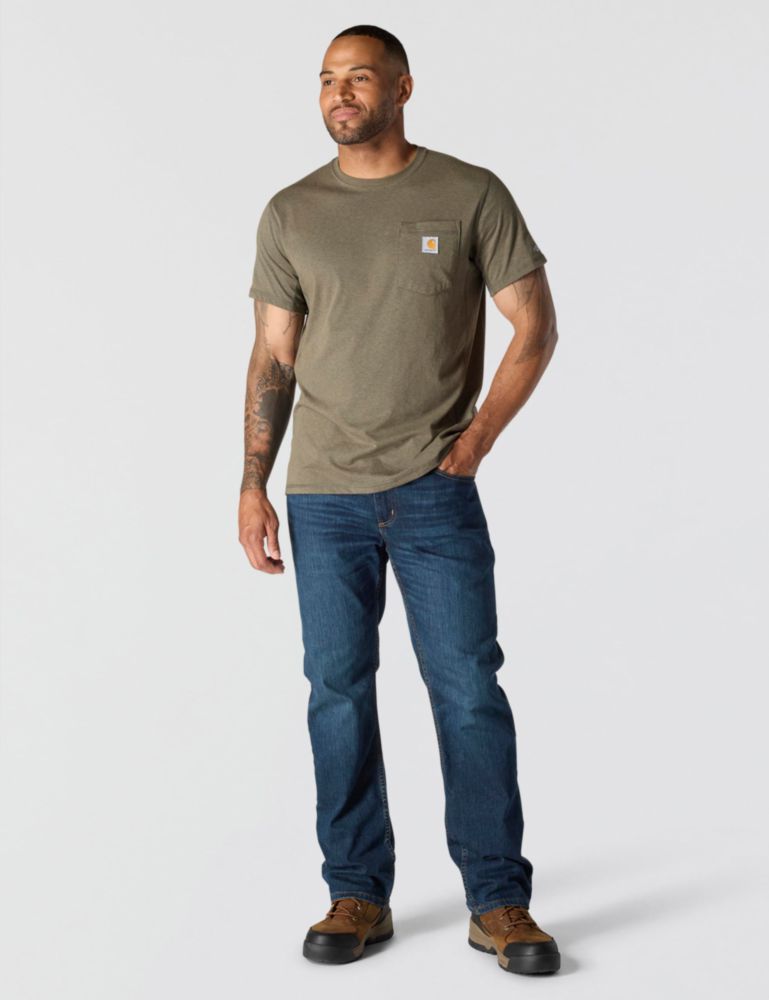 CAMISETA Carhartt Force Corte Relajado Talla S Basil Heather