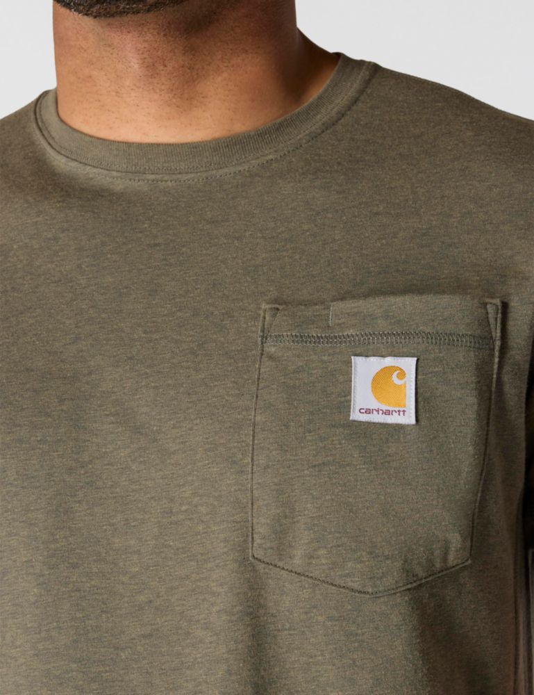 CAMISETA Carhartt Force Corte Relajado Talla S Basil Heather