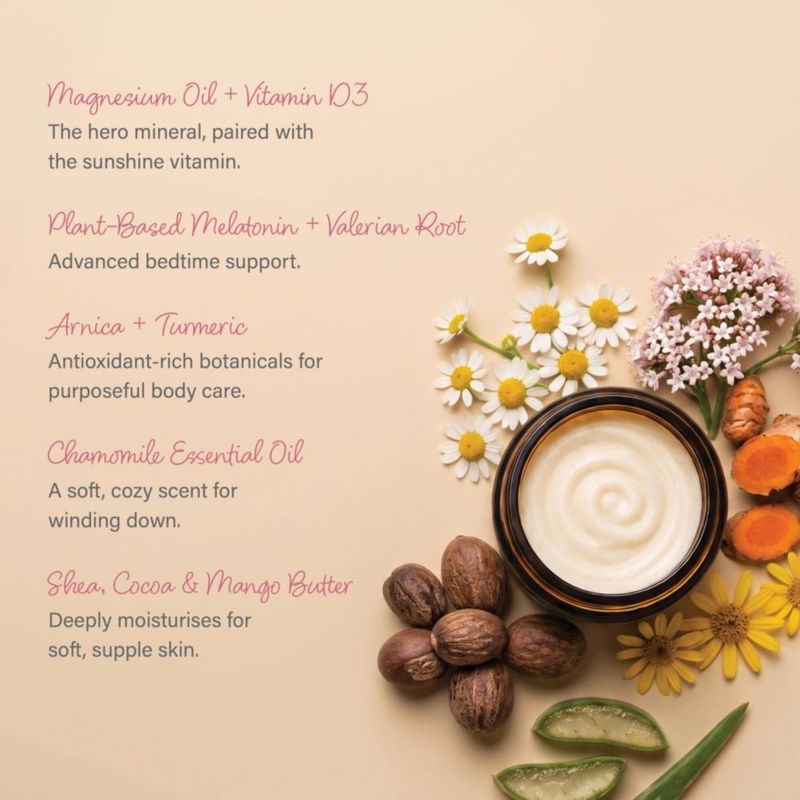 Crema Nocturna WHOLESOME HIPPY 120 ml Manzanilla y Magnesio