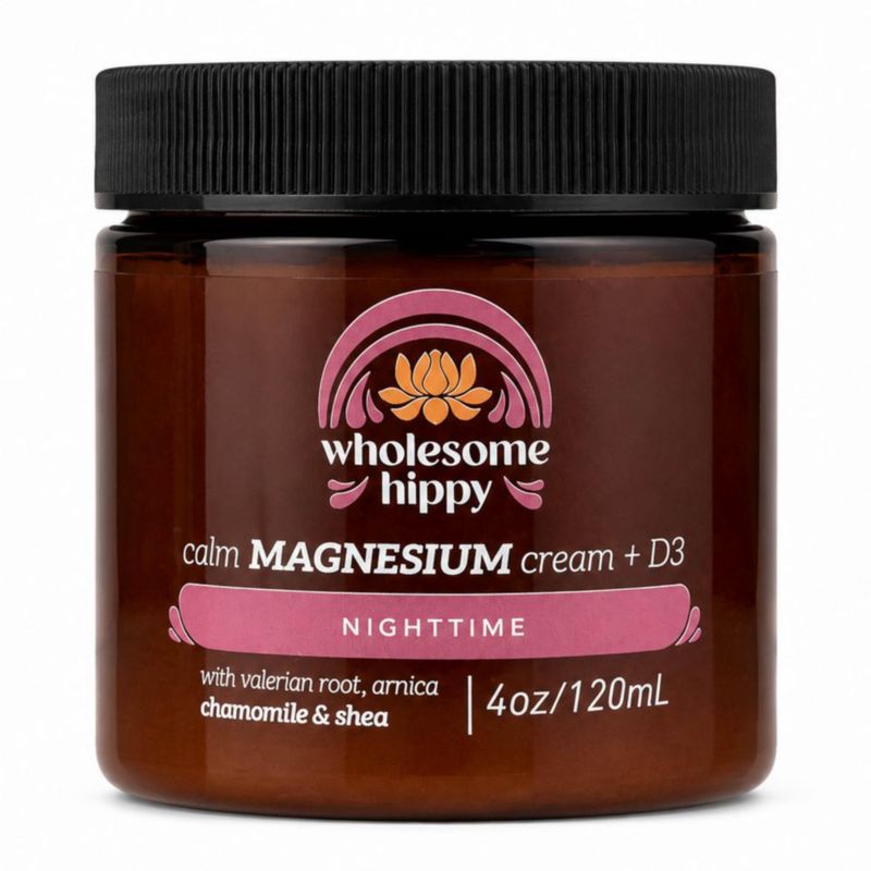 Crema Nocturna WHOLESOME HIPPY 120 ml Manzanilla y Magnesio