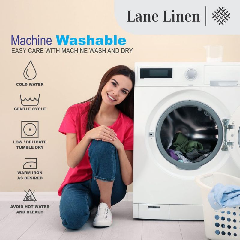 Juego de sábanas LANE LINEN Queen de satén de algodón egipcio