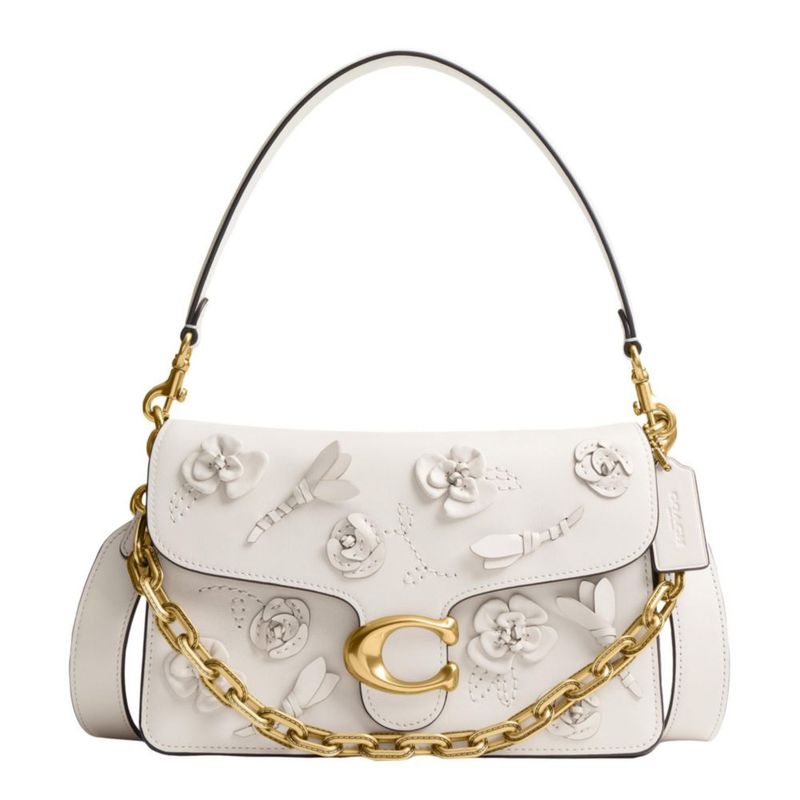 Bolso Coach Tabby con cadena floral 26 × 16 × 8 cm