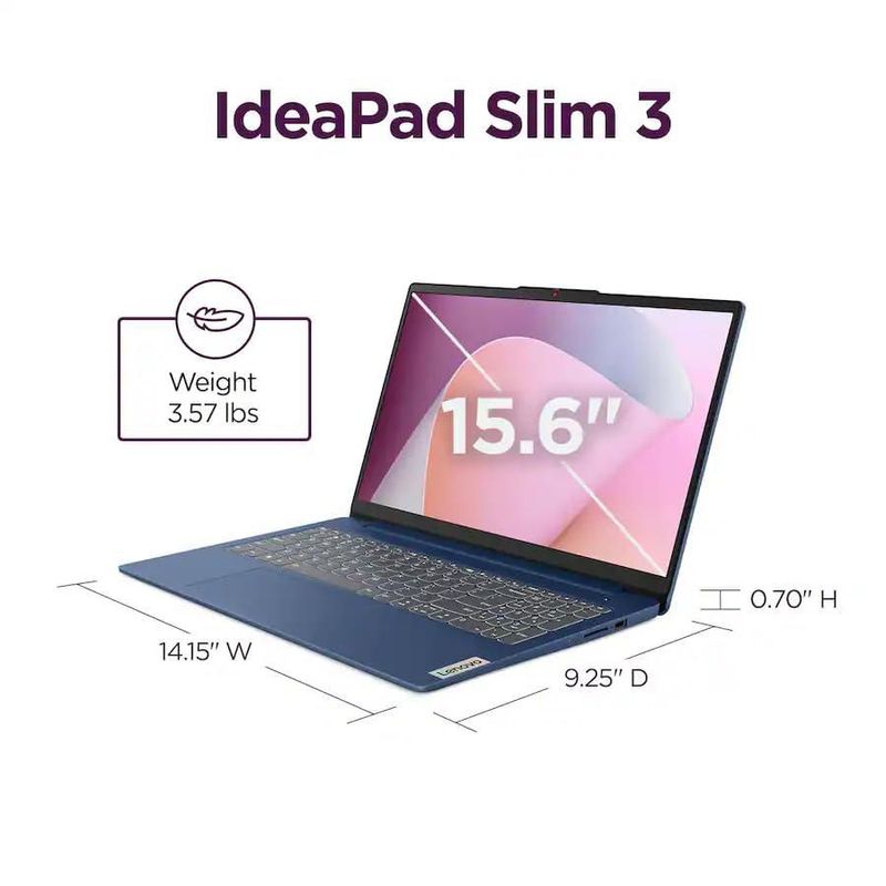 Laptop Lenovo IdeaPad Slim 3 15.6" FHD Ryzen 5 8GB 1TB SSD