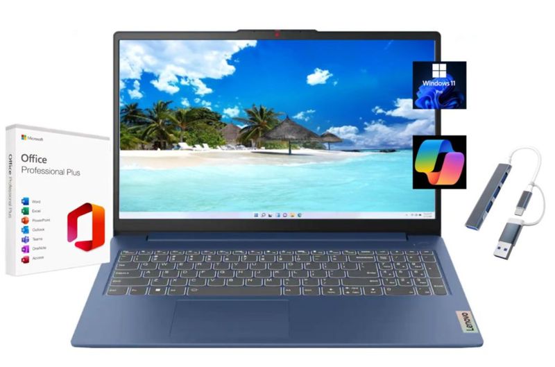 Laptop Lenovo IdeaPad Slim 3 15.6" FHD Ryzen 5 8GB 1TB SSD