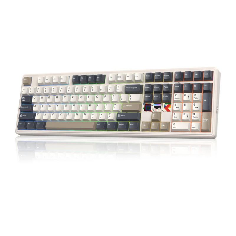 Teclado EPOMAKER F108 PRO V2 Inalámbrico RGB 10000mAh