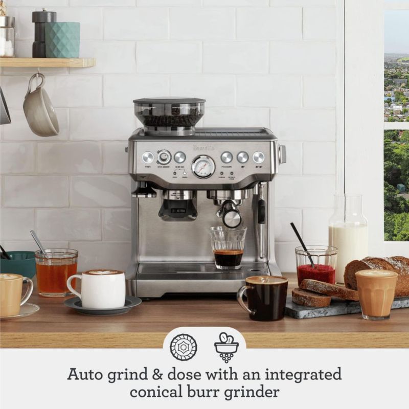 Máquina de Espresso Breville BES870BTR con Molinillo 120V