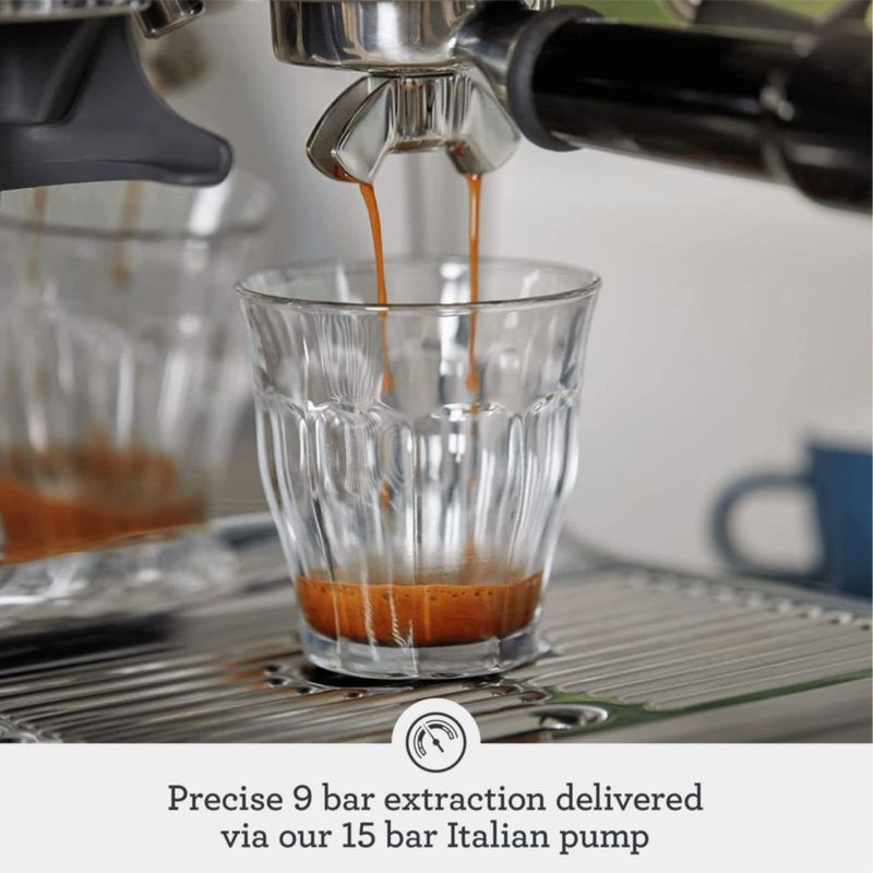 Máquina de Espresso Breville BES870BTR con Molinillo 120V