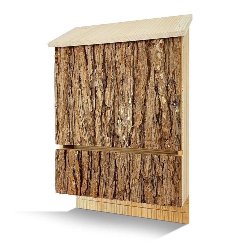 Casa para Murciélagos Outer Trails 38 cm 2 Cámaras con Corteza Real