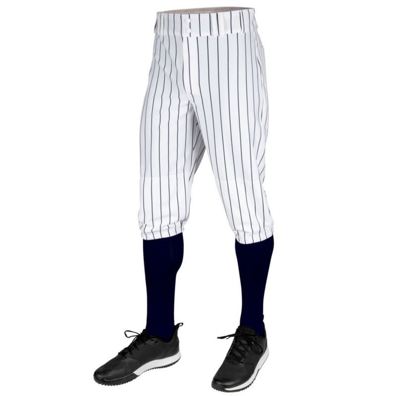 Pantalones de béisbol CHAMPRO juvenil talla S blanco/azul marino