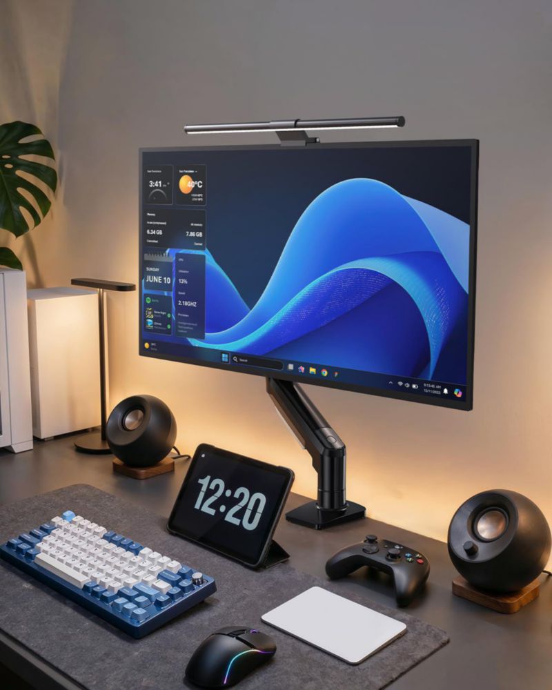 Soporte para monitor HUANUO (2 unidades) para pantallas de 13‑32" y hasta 9 kg