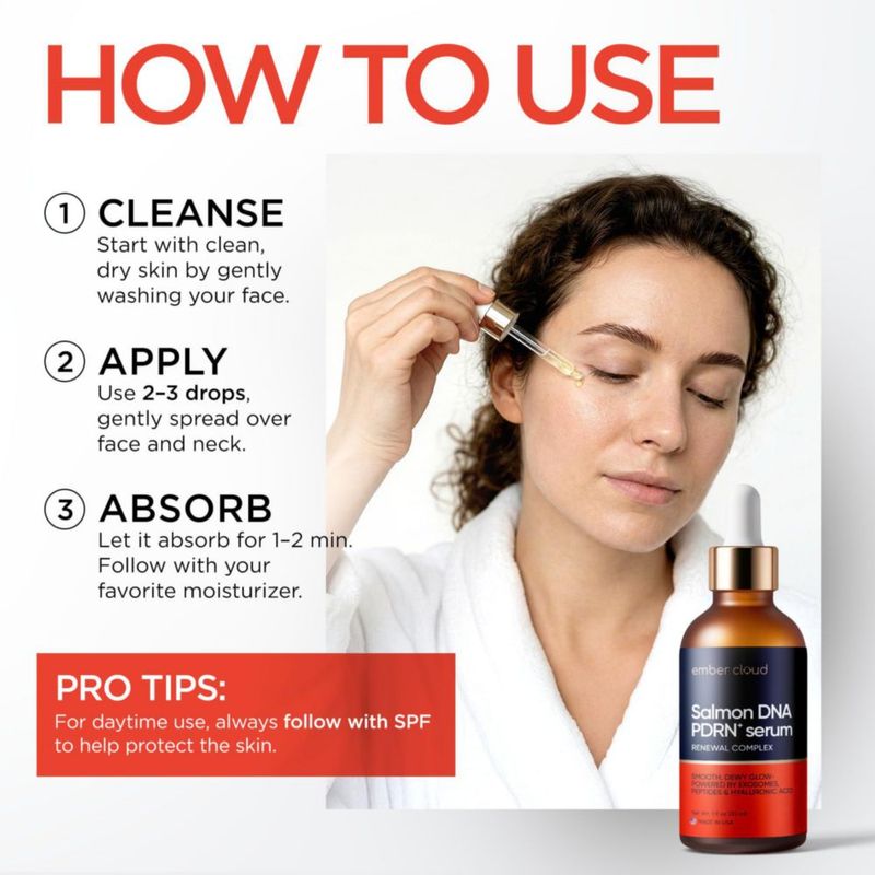 Suero Ember Cloud 30 ml DNA PDRN Ácido Hialurónico