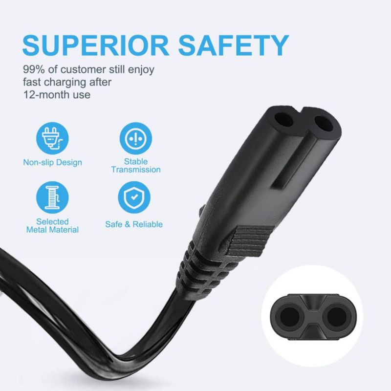 Cable de alimentación Power Cord Love your yy para TV Hisense y altavoces JBL
