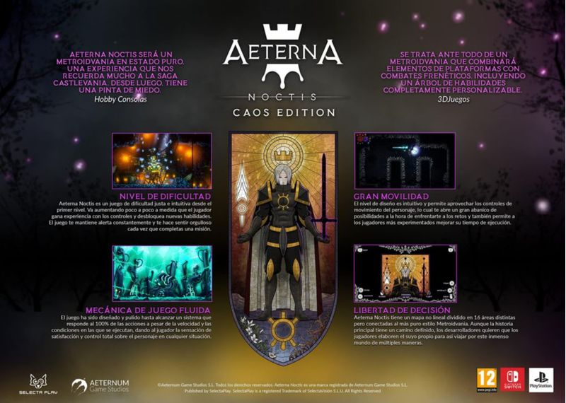 SELECTA PLAY Aeterna Noctis (PS4) – Videojuego