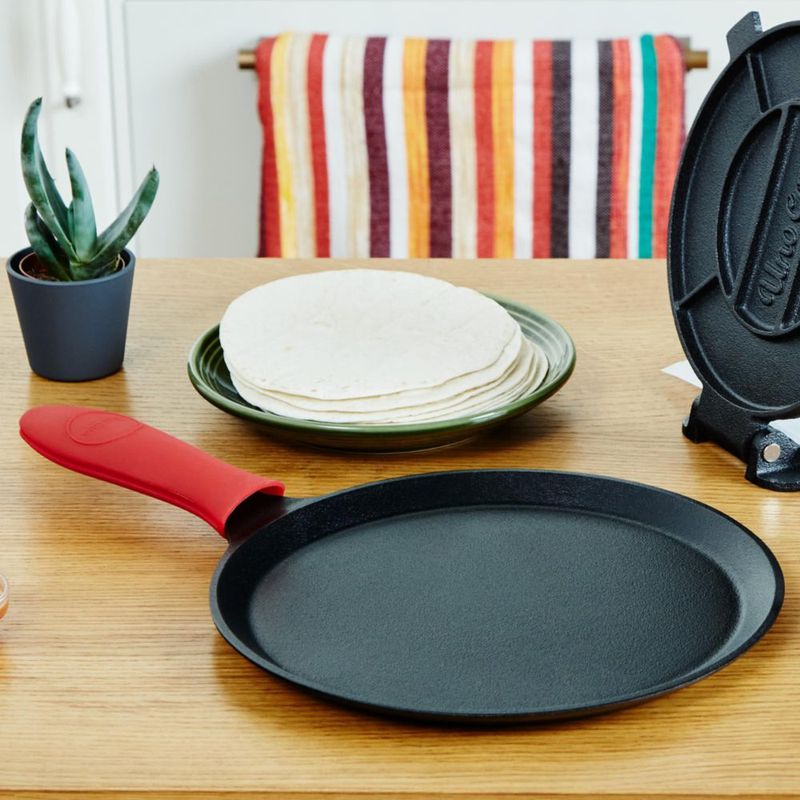 Comal de hierro fundido pre-sazonado Uno Casa 27 cm