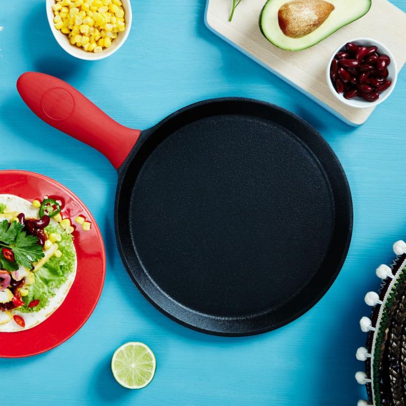 Comal de hierro fundido pre-sazonado Uno Casa 27 cm