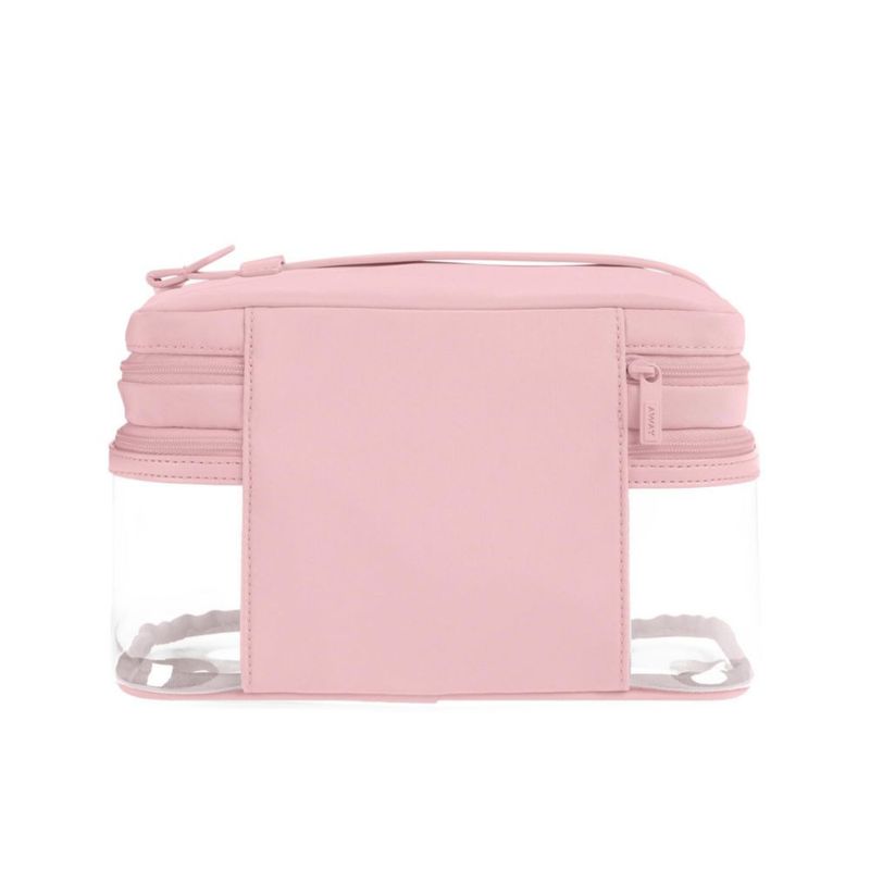 Estuche de Cosméticos Transparentes Away 23 × 14 × 14 cm Resistente al Agua y Aprobado por la TSA