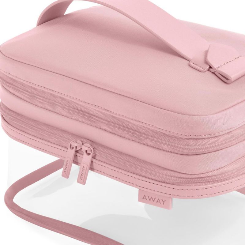 Estuche de Cosméticos Transparentes Away 23 × 14 × 14 cm Resistente al Agua y Aprobado por la TSA