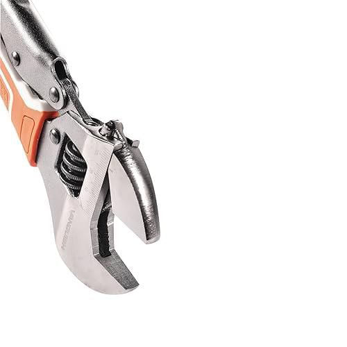 Llave Vanquish de 25 cm Bloqueable Ajustable de Acero CR‑V
