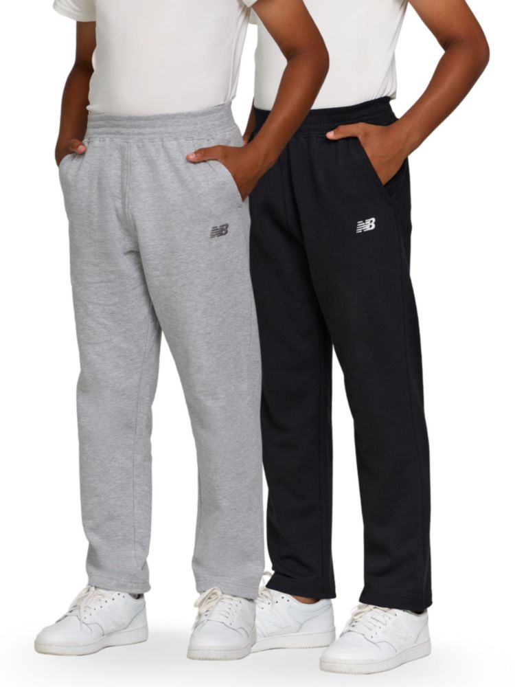 Pantalones de chándal New Balance 2 unidades bajo abierto tallas 4‑20