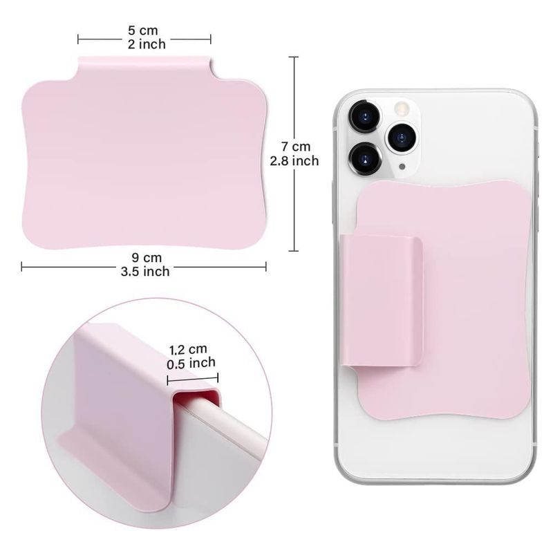 Etiquetas HOOMTREE 20 pzs rosa con clip desmontable