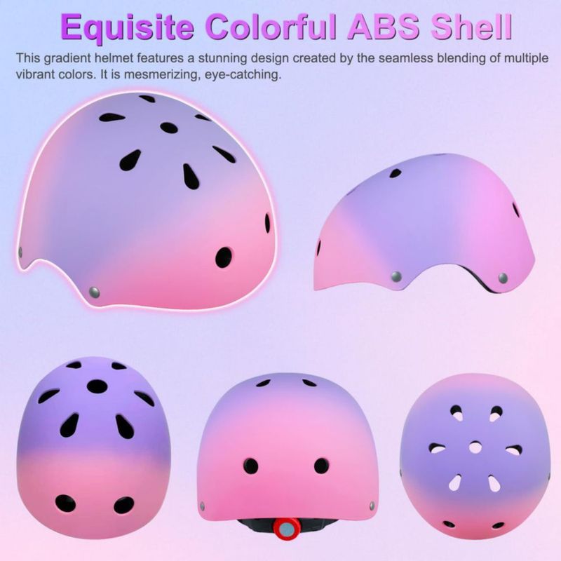 Casco infantil DINILEMU 50‑56 cm 3‑5‑8 años Degradado