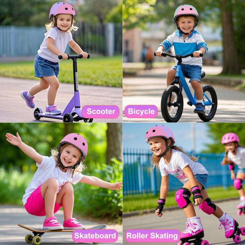 Casco infantil DINILEMU 50‑56 cm 3‑5‑8 años Degradado