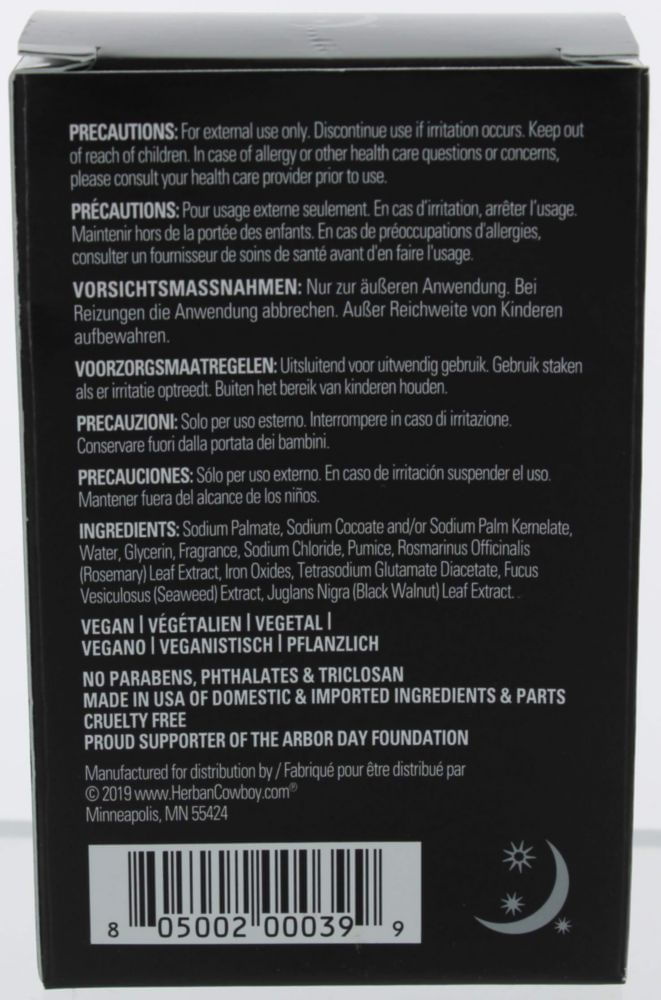 Jabón Herban Cowboy 140 g (paquete de 6)
