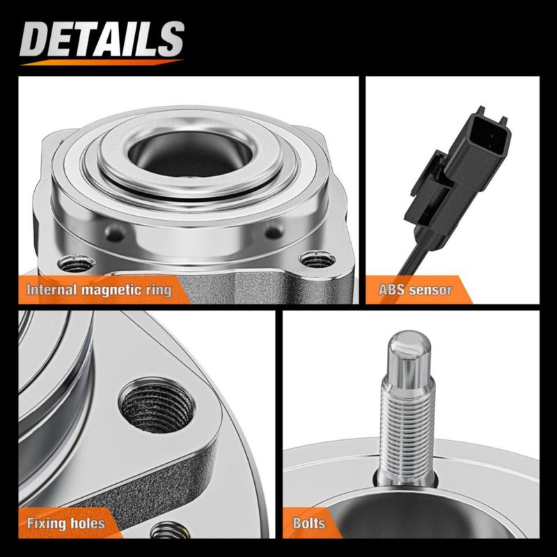 Cubo de Rueda Nilight para Chevy Equinox 2010-2016 5 Pernos