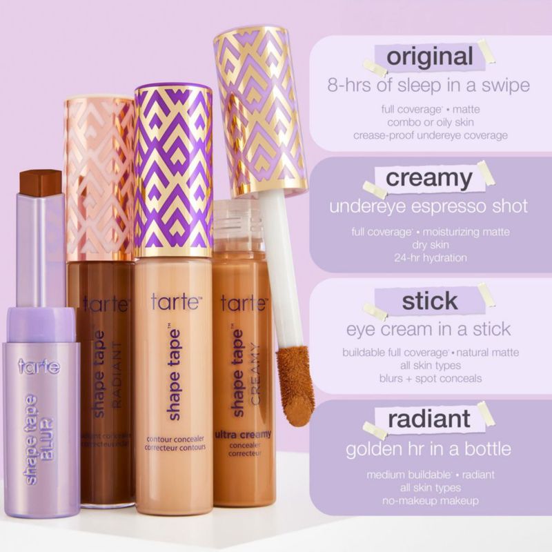 Corrector tarte Shape Tape 59W Rich Warm Tamaño Completo