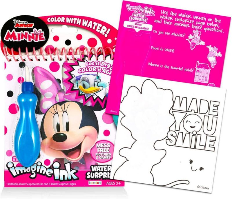 Set de Pintura Disney 3 Libros de Acuarela: Princesas Frozen y Minnie