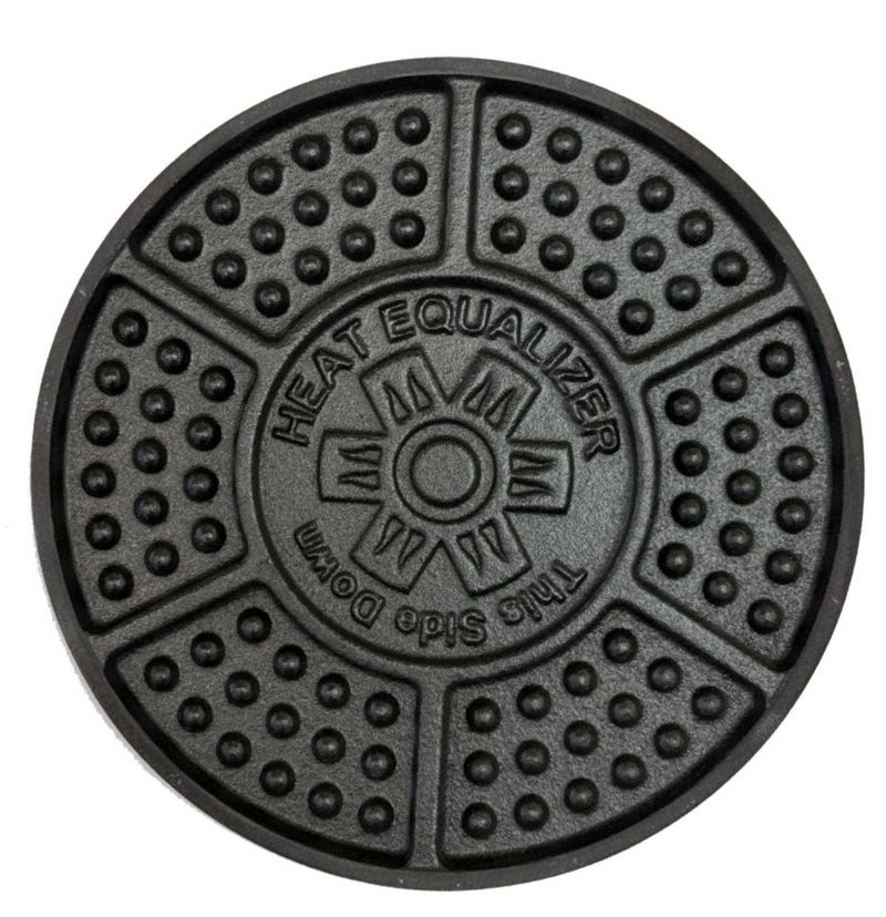 Difusor de calor Heat Equalizer de 15 cm de hierro fundido