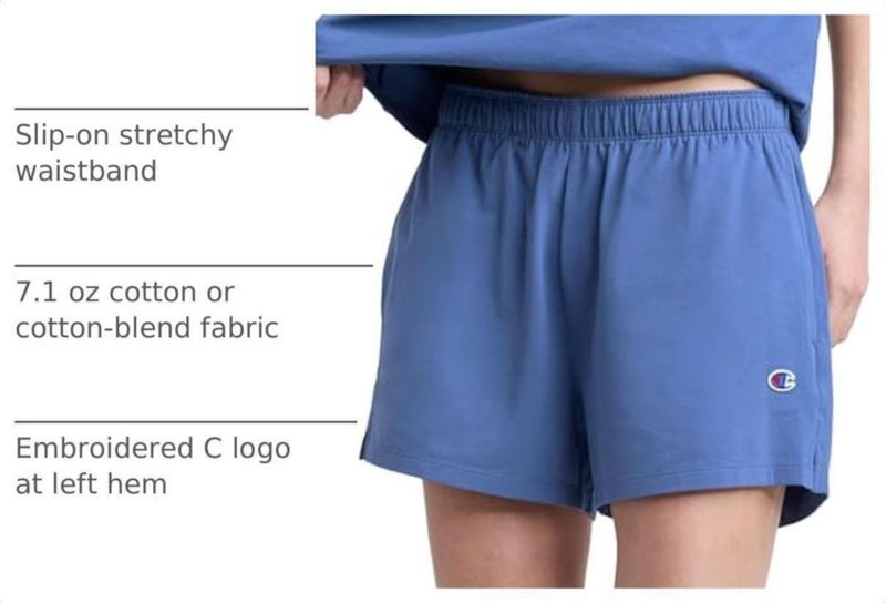 Shorts Champion 9 cm Coastal Fjord - Talla Mediana
