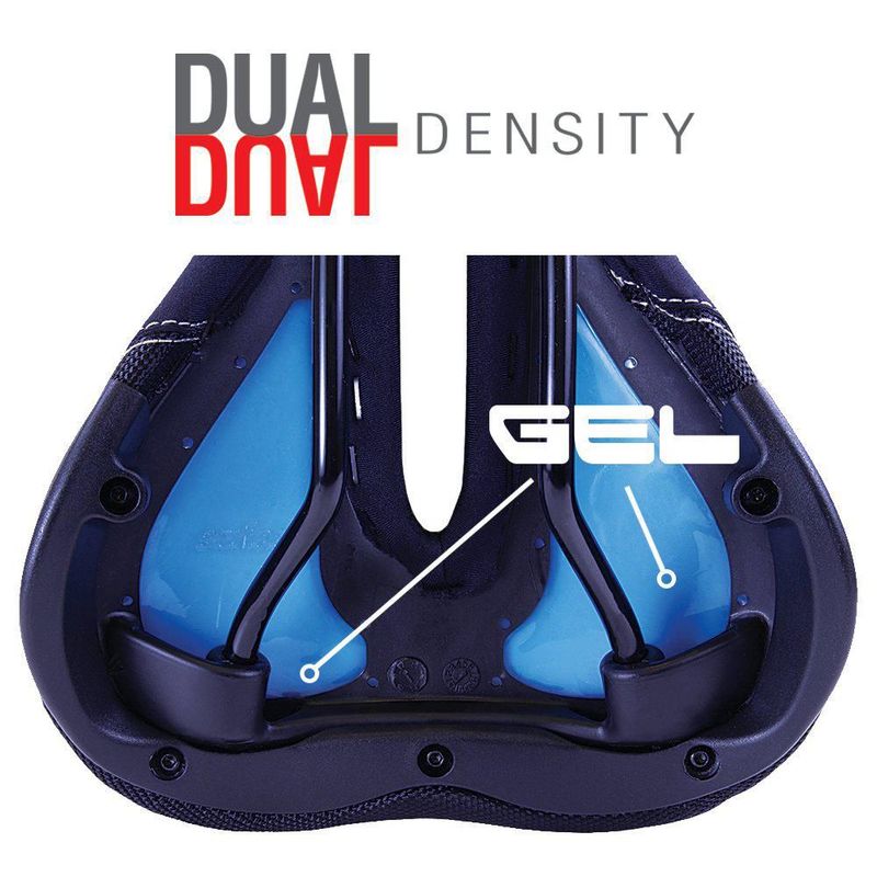 Sillín de Bicicleta Serfas Dual Density para Hombre con Receso