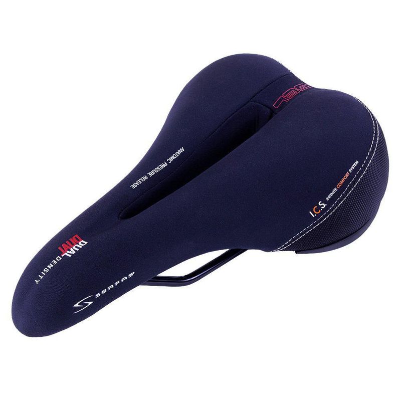 Sillín de Bicicleta Serfas Dual Density para Hombre con Receso
