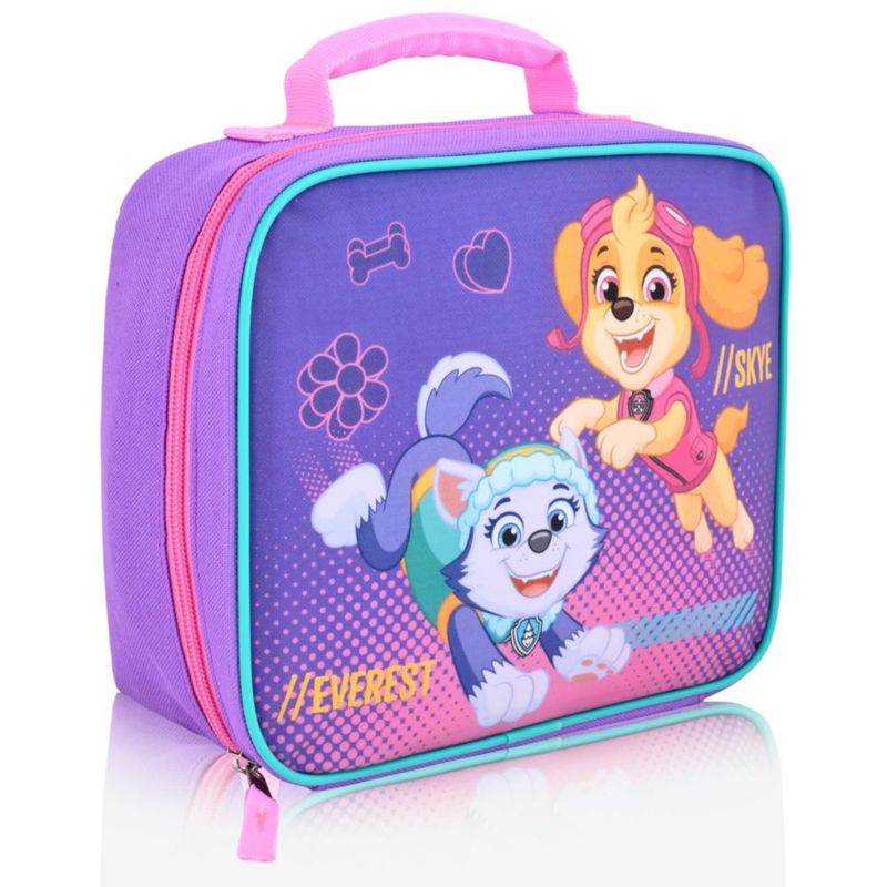 Lonchera Fast Forward Paw Patrol Skye y Everest Morada