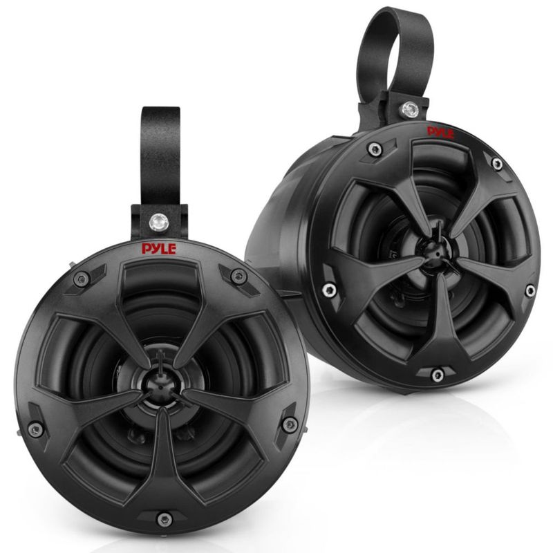 Altavoces todoterreno impermeables Pyle PLUTV41BK 800W de 4 pulgadas